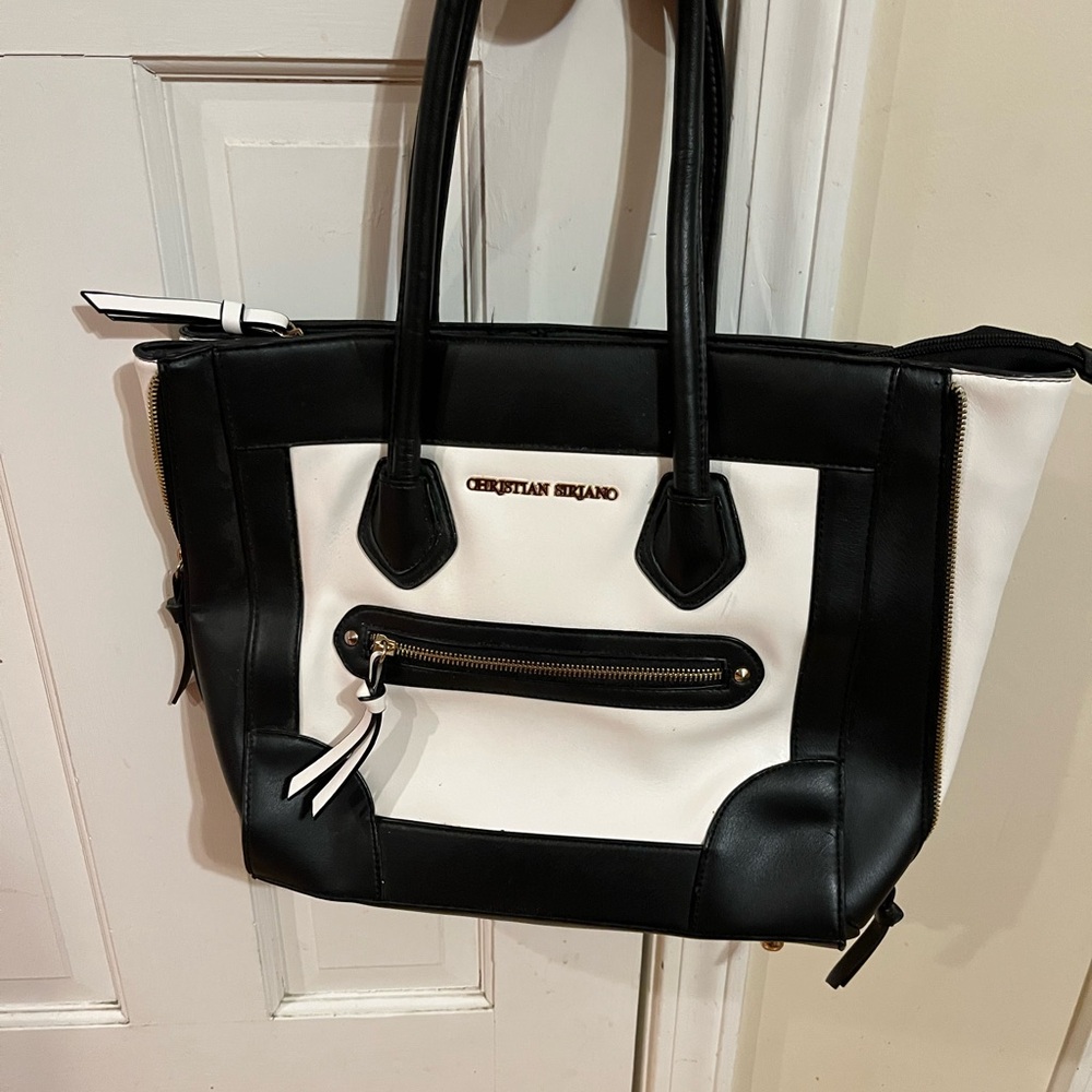 Christian Siriano Black and White Purse - Picture 5 of 10
